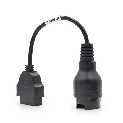 38Pin To 16PinรถบรรทุกOBD2 สายแปลงOBDIIอะแดปเตอร์วินิจฉัยสำหรับIveco, 38Pin to 16Pin for Iveco