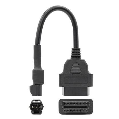 16Pin to 3Pin รถจักรยานยนต์ OBD2 สายแปลงอะแดปเตอร์วินิจฉัย OBDII สำหรับ KYMCO, 16Pin to 3Pin