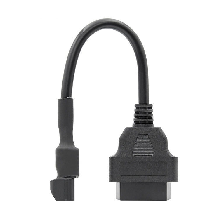 16Pin to 3Pin รถจักรยานยนต์ OBD2 สายแปลงอะแดปเตอร์วินิจฉัย OBDII สำหรับ KYMCO, 16Pin to 3Pin