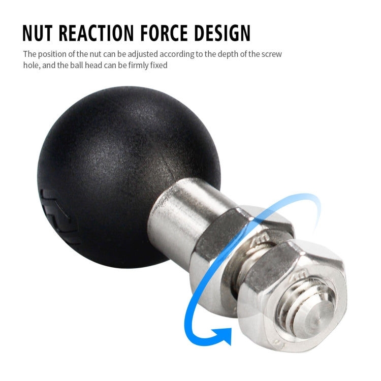 WUPP PJ-416A1 YF-213 กระจกมองหลังรถจักรยานยนต์ Mount M8 Bracket FIXED BALL HEAD, M8