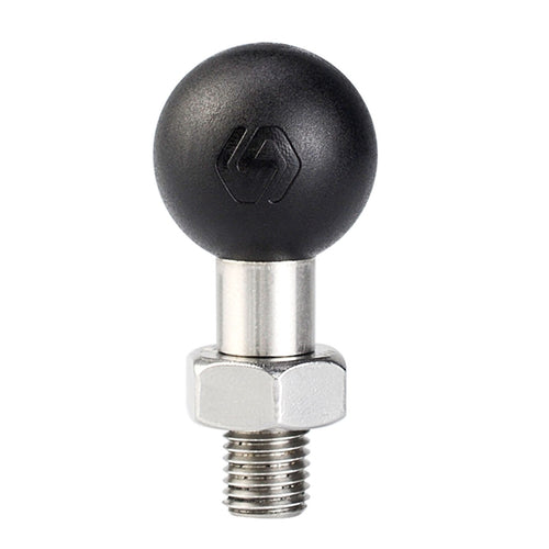 WUPP PJ-416A2 YF-213 กระจกมองหลังรถจักรยานยนต์ Mount M10 Bracket FIXED BALL HEAD, M10