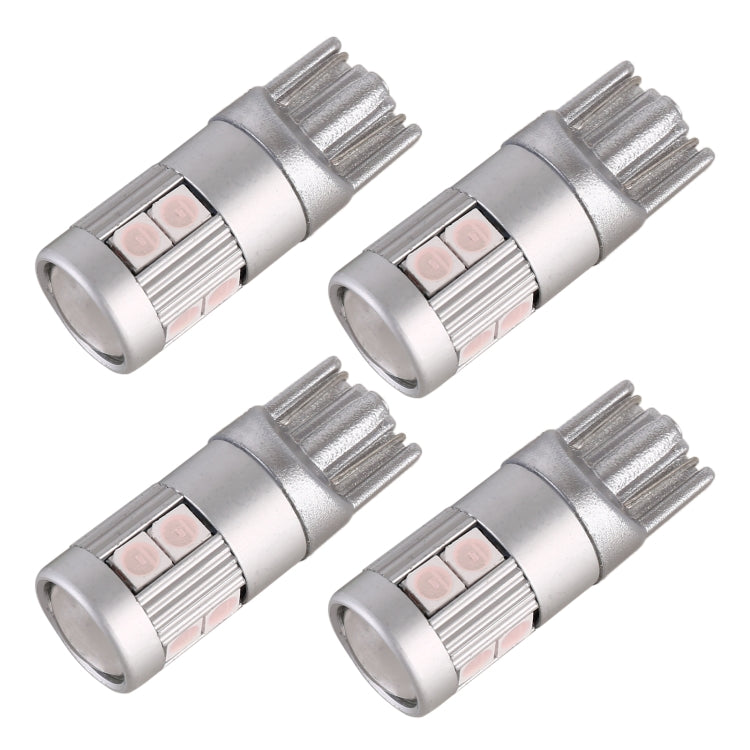 4 ชิ้น T10 DC12V / 2W รถกวาดล้างแสง 9LEDs SMD-3030 ลูกปัดโคมไฟ, 9LEDs SMD-3030 (Ice Blue Light), 9LEDs SMD-3030 (Blue Light), 9LEDs SMD-3030 (Pink Light), 9LEDs SMD-3030 (Red Light), 9LEDs SMD-3030 (White Light), 9LEDs SMD-3030 (Yellow Light)