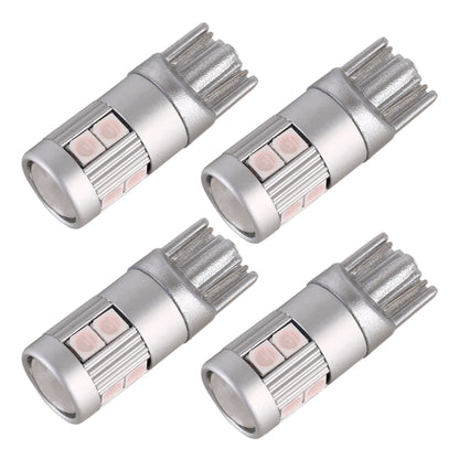 4 ชิ้น T10 DC12V / 2W รถกวาดล้างแสง 9LEDs SMD-3030 ลูกปัดโคมไฟ, 9LEDs SMD-3030 (Ice Blue Light), 9LEDs SMD-3030 (Blue Light), 9LEDs SMD-3030 (Pink Light), 9LEDs SMD-3030 (Red Light), 9LEDs SMD-3030 (White Light), 9LEDs SMD-3030 (Yellow Light)