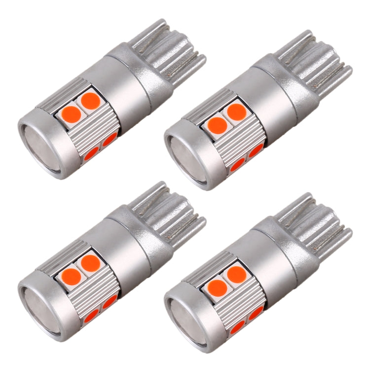 4 ชิ้น T10 DC12V / 2W รถกวาดล้างแสง 9LEDs SMD-3030 ลูกปัดโคมไฟ, 9LEDs SMD-3030 (Ice Blue Light), 9LEDs SMD-3030 (Blue Light), 9LEDs SMD-3030 (Pink Light), 9LEDs SMD-3030 (Red Light), 9LEDs SMD-3030 (White Light), 9LEDs SMD-3030 (Yellow Light)