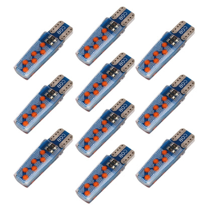10 ชิ้น T10 DC12V / 1.2 วัตต์ไฟกวาดล้างรถยนต์ 12LEDs ลูกปัดโคมไฟซัง, 12LEDs COB (Ice Blue Light), 12LEDs COB (Blue Light), 12LEDs COB (Pink Light), 12LEDs COB (Green Light), 12LEDs COB (Red Light), 12LEDs COB (White Light), 12LEDs COB (Yellow Light)