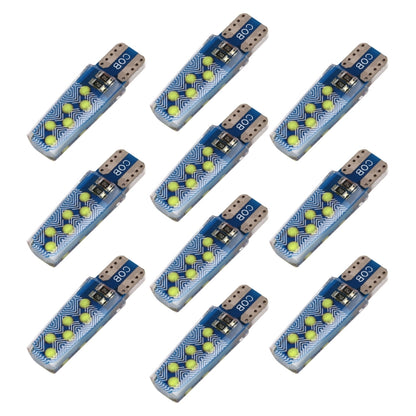 10 ชิ้น T10 DC12V / 1.2 วัตต์ไฟกวาดล้างรถยนต์ 12LEDs ลูกปัดโคมไฟซัง, 12LEDs COB (Ice Blue Light), 12LEDs COB (Blue Light), 12LEDs COB (Pink Light), 12LEDs COB (Green Light), 12LEDs COB (Red Light), 12LEDs COB (White Light), 12LEDs COB (Yellow Light)