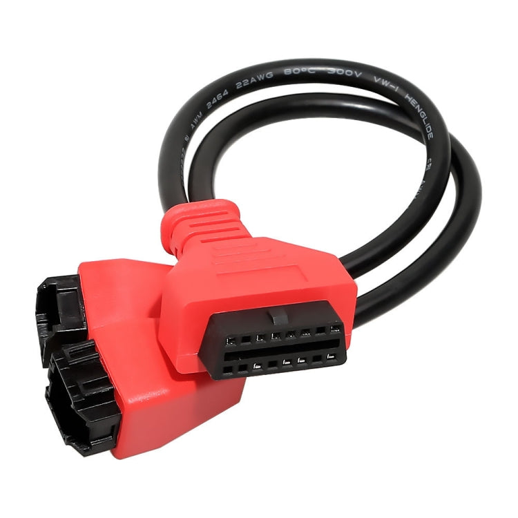 รถ FCA 12 + 8Pin ไปยังอินเทอร์เฟซการวินิจฉัย OBD2 สำหรับไครสเลอร์, Car FCA 12+8Pin to OBD2 Diagnostic Interface