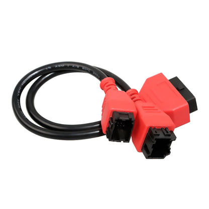 รถ FCA 12 + 8Pin ไปยังอินเทอร์เฟซการวินิจฉัย OBD2 สำหรับไครสเลอร์, Car FCA 12+8Pin to OBD2 Diagnostic Interface