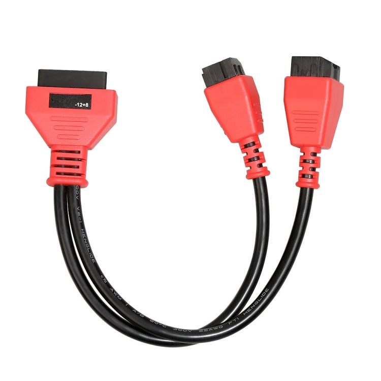 รถ FCA 12 + 8Pin ไปยังอินเทอร์เฟซการวินิจฉัย OBD2 สำหรับไครสเลอร์, Car FCA 12+8Pin to OBD2 Diagnostic Interface