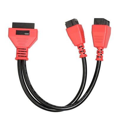 รถ FCA 12 + 8Pin ไปยังอินเทอร์เฟซการวินิจฉัย OBD2 สำหรับไครสเลอร์, Car FCA 12+8Pin to OBD2 Diagnostic Interface