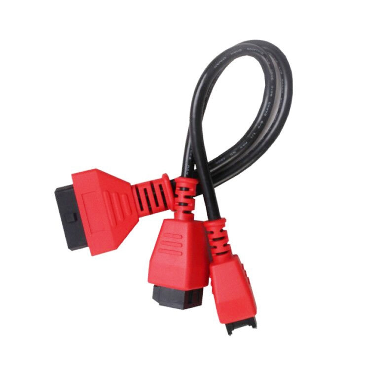 รถ FCA 12 + 8Pin ไปยังอินเทอร์เฟซการวินิจฉัย OBD2 สำหรับไครสเลอร์, Car FCA 12+8Pin to OBD2 Diagnostic Interface