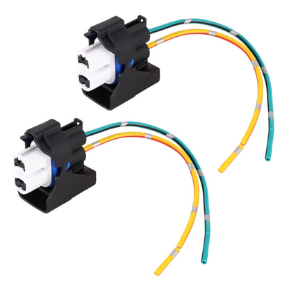 1 คู่รถ H11 ผู้ถือหลอดไฟฐานซ็อกเก็ตหญิงพร้อมสายเคเบิลสำหรับ Ford, For Ford