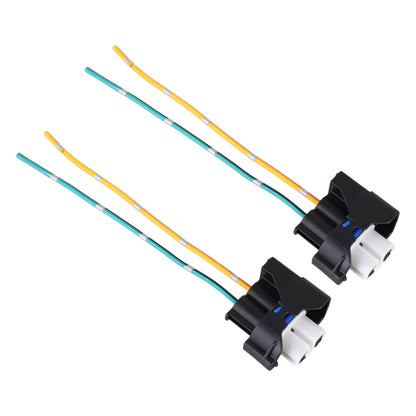 1 คู่รถ H11 ผู้ถือหลอดไฟฐานซ็อกเก็ตหญิงพร้อมสายเคเบิลสำหรับ Ford, For Ford