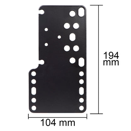 ดัดแปลงเกมแข่งรถ USB Linear 14 บิตแบบอะนาล็อก PC เบรกมือดริฟท์สำหรับระบบ Win พร้อมแผ่นรองรับ, with Support Plate
