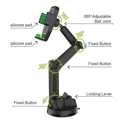 ที่วางโทรศัพท์มือถือถ้วยดูดรถบรรทุก, Suction Cup Mobile Phone Holder