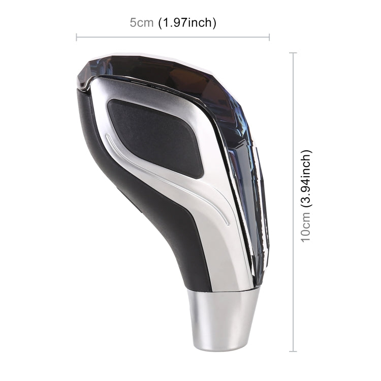 Universal รถ USB ชาร์จคริสตัลสีสันเกียร์ Shift Knob, Crystal Gear Shift Knob