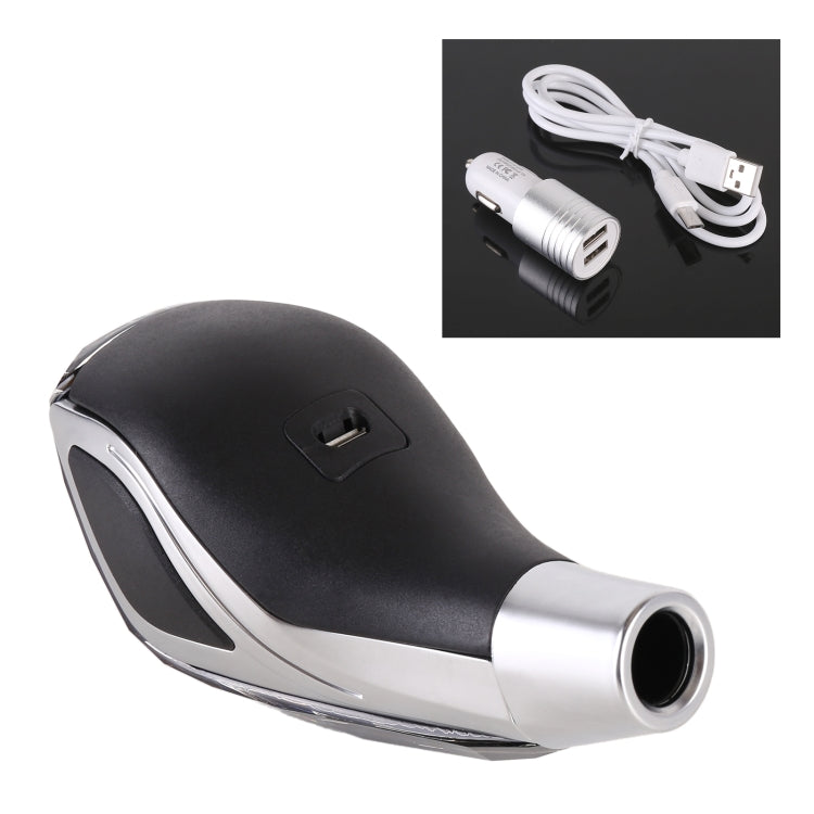 Universal รถ USB ชาร์จคริสตัลสีสันเกียร์ Shift Knob, Crystal Gear Shift Knob