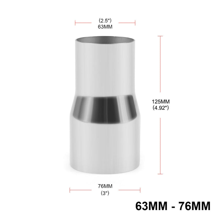 ข้อต่อท่อไอเสียดัดแปลงรถยนต์ 63-76 มม, 63-76mm