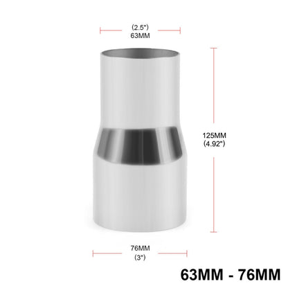 ข้อต่อท่อไอเสียดัดแปลงรถยนต์ 63-76 มม, 63-76mm