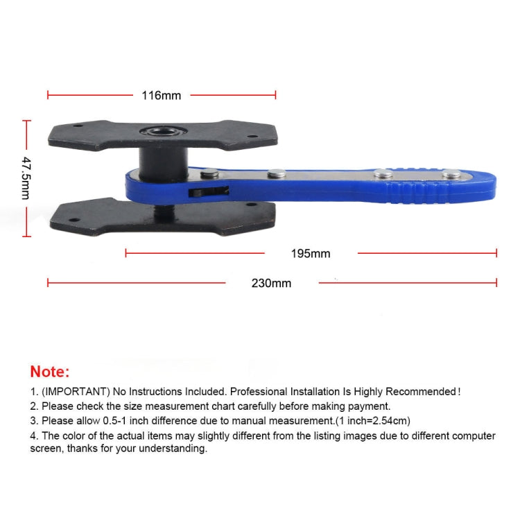 รถ Ratchet เบรคลูกสูบ Spreader Caliper Pad