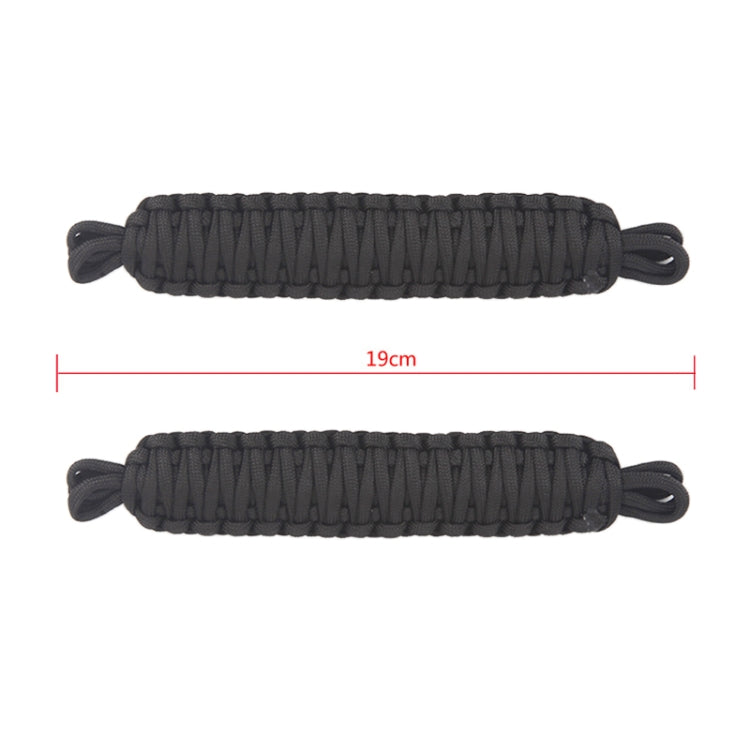 รถ สายรัดเชือกถักสำหรับรถจี๊ปแรงเลอร์, Short (Black), Short (Red)