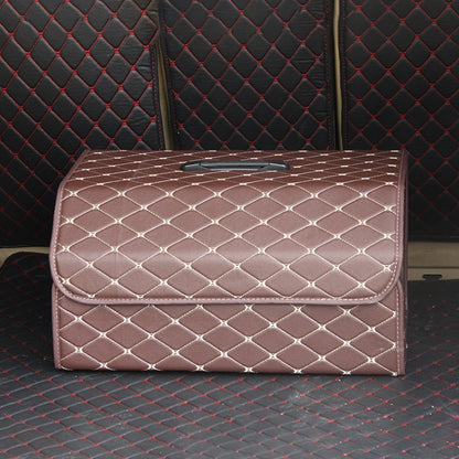 กล่องเก็บของท้ายรถแบบพับได้ Rhombic Grid ขนาดใหญ่: 54 x 32 x 30ซม, Rhombic 54 x 32 x 30cm (Coffee), Rhombic 54 x 32 x 30cm (Black Red), Rhombic 54 x 32 x 30cm (Black), Rhombic 54 x 32 x 30cm (Wine Red), Rhombic 54 x 32 x 30cm (Beige)