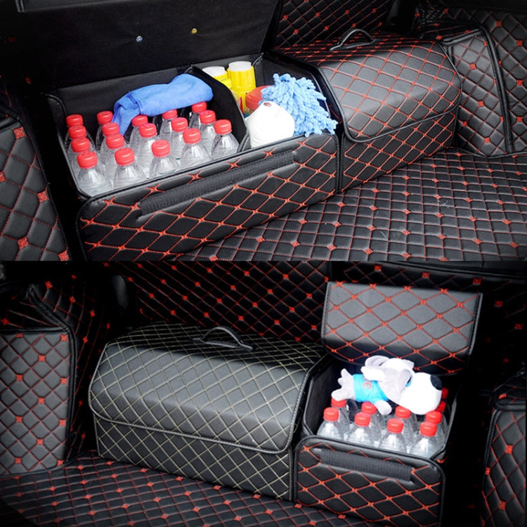 กล่องเก็บของท้ายรถแบบพับได้ Rhombic Grid ขนาดใหญ่: 54 x 32 x 30ซม, Rhombic 54 x 32 x 30cm (Coffee), Rhombic 54 x 32 x 30cm (Black Red), Rhombic 54 x 32 x 30cm (Black), Rhombic 54 x 32 x 30cm (Wine Red), Rhombic 54 x 32 x 30cm (Beige)
