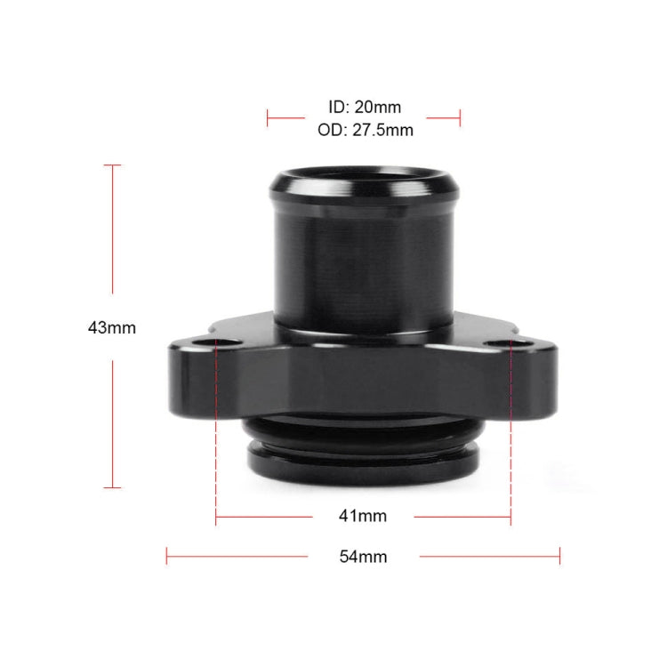 อะแดปเตอร์ท่อร่วมท่อน้ำรถยนต์พร้อมที่หนีบ 11537541992 สำหรับ BMW 335i, Black, Blue, Red