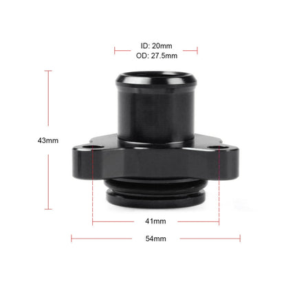 อะแดปเตอร์ท่อร่วมท่อน้ำรถยนต์พร้อมที่หนีบ 11537541992 สำหรับ BMW 335i, Black, Blue, Red