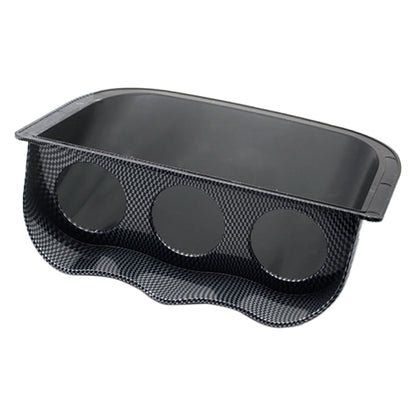 รถ 52 มม. 3 รู Dash Gauge Meter Pod Mount Holder, คาร์บอนไฟเบอร์, 3 Holes, Carbon Fiber