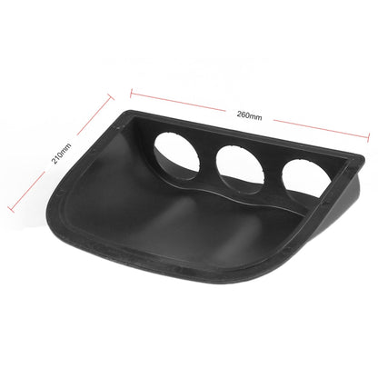 รถ 52 มม. 3 รู Dash Gauge Meter Pod Mount Holder, คาร์บอนไฟเบอร์, 3 Holes, Carbon Fiber