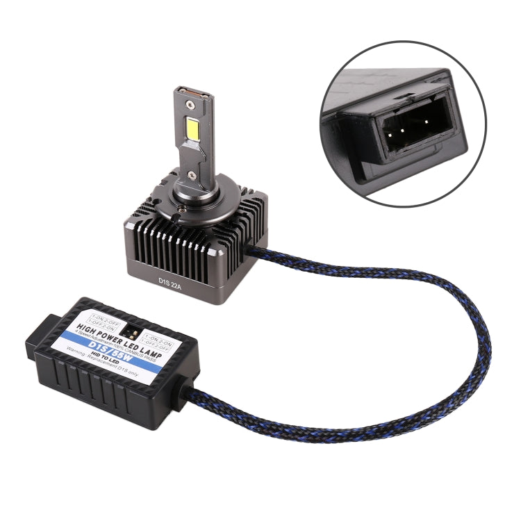 1 คู่ D Series D1S รถ HID Ballast TO LED ไฟหน้า DC12V/35 W/6000 K/5000LM, D1S