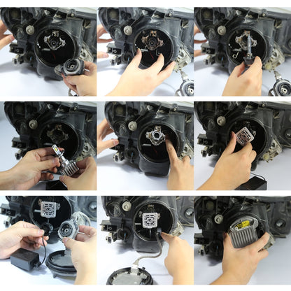 1 คู่ D Series D4S รถ HID Ballast TO LED ไฟหน้า DC12V/35 W/6000 K/5000LM, D4S