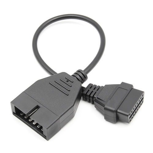 12Pin to 16Pin รถ OBD2 สายแปลงอะแดปเตอร์วินิจฉัย OBDII สำหรับ GM, 12Pin to 16Pin for GM