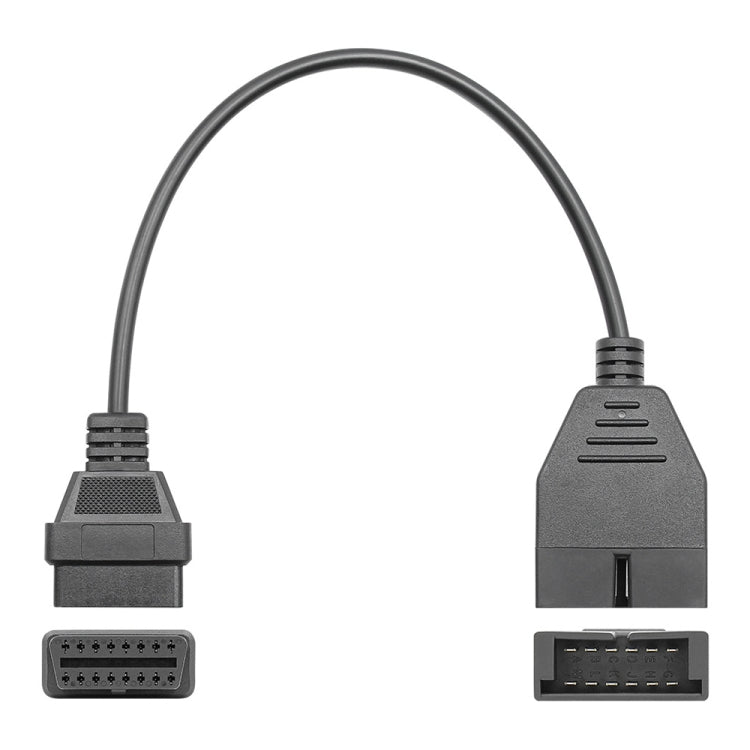 12Pin to 16Pin รถ OBD2 สายแปลงอะแดปเตอร์วินิจฉัย OBDII สำหรับ GM, 12Pin to 16Pin for GM