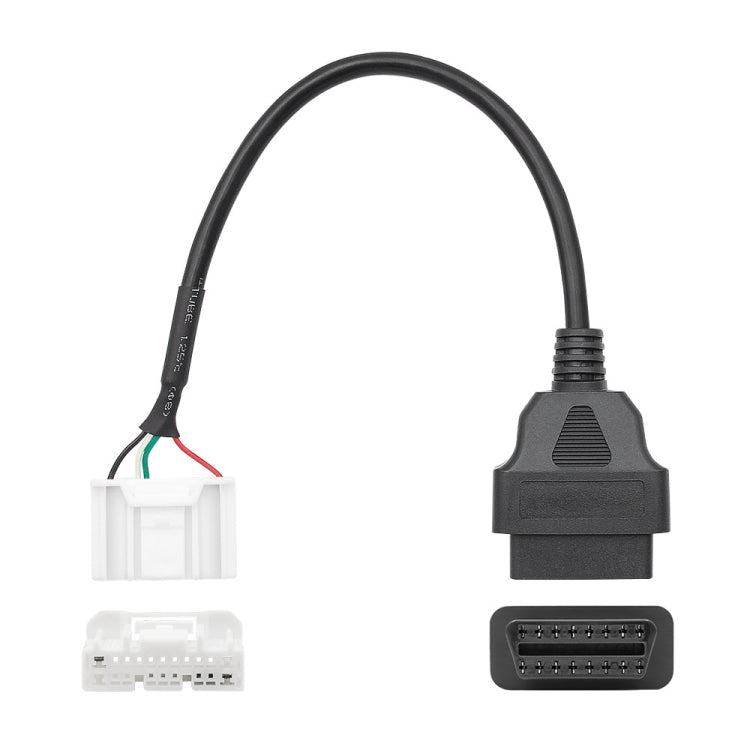 รถ OBD2 สายแปลงสายเคเบิลอะแดปเตอร์วินิจฉัย OBDII สำหรับ Tesla รุ่น S, For Tesla Model S