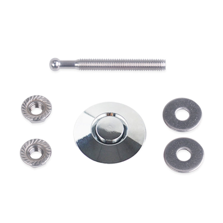 54 มม.สแตนเลสสตีลหมุดกดปุ่ม Billet Hood Pins ล็อค คลิปชุด, 54mm (Silver), 54mm (Red), 54mm (Blue), 54mm (Black)