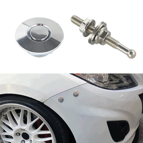54 มม.สแตนเลสสตีลหมุดกดปุ่ม Billet Hood Pins ล็อค คลิปชุด, 54mm (Silver), 54mm (Red), 54mm (Blue), 54mm (Black)