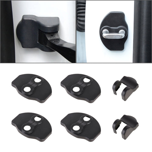 ฝาครอบล็อคประตูรถ + ฝาครอบ Limiter สำหรับ Tesla รุ่น 3, For Tesla Model 3