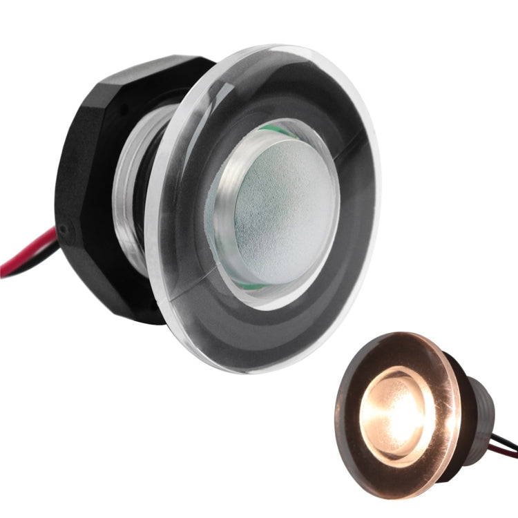 ไฟทางเดิน RV / Yacht ไฟ LED กลม DC12V