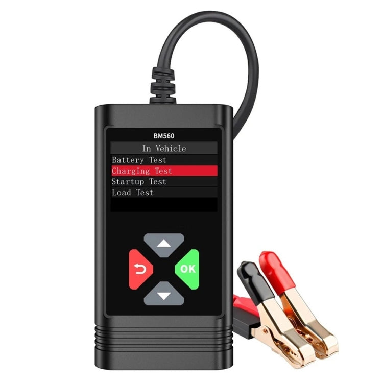 KINGBOLEN BM560 6V 12V รถโหลดดิจิตอลเครื่องทดสอบแบตเตอรี่, BM560