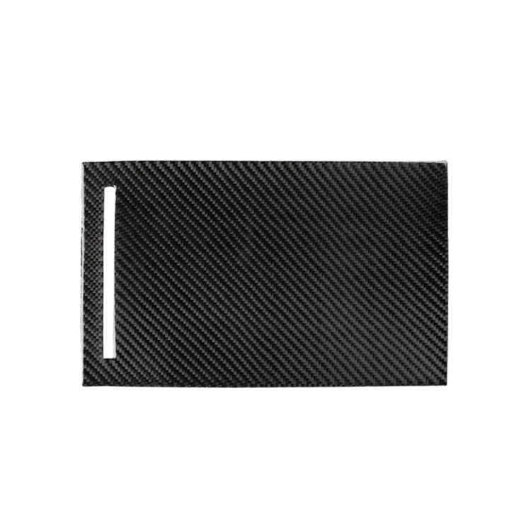 คาร์บอนไฟเบอร์รถกล่องเก็บแผงสติกเกอร์ตกแต่งสำหรับ Tesla รุ่น X, Storage Box Panel