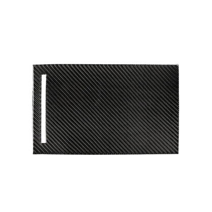 คาร์บอนไฟเบอร์รถกล่องเก็บแผงสติกเกอร์ตกแต่งสำหรับ Tesla รุ่น X, Storage Box Panel