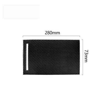 คาร์บอนไฟเบอร์รถกล่องเก็บแผงสติกเกอร์ตกแต่งสำหรับ Tesla รุ่น X, Storage Box Panel