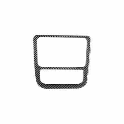 คาร์บอนไฟเบอร์รถ Central Control CD เครื่องปรับอากาศแผงสติกเกอร์ตกแต่งสำหรับ Volkswagen Scirocco 2009-2016, ซ้ายและขวา Universal, Central Control CD Air Conditioning Panel