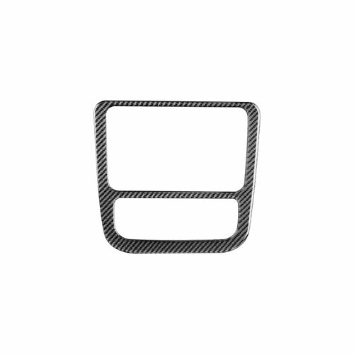 คาร์บอนไฟเบอร์รถ Central Control CD เครื่องปรับอากาศแผงสติกเกอร์ตกแต่งสำหรับ Volkswagen Scirocco 2009-2016, ซ้ายและขวา Universal, Central Control CD Air Conditioning Panel