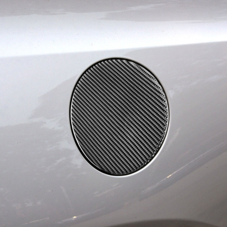 คาร์บอนไฟเบอร์รถถังน้ำมันเชื้อเพลิงฝาครอบสติกเกอร์ตกแต่งสำหรับ Volkswagen Scirocco 2009-2016,ซ้ายและขวา Universal, Fuel Tank Cover