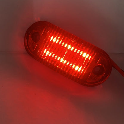 10 ชิ้น MK-019 รถยนต์ / รถบรรทุก 6LEDs ไฟแสดงสถานะเครื่องหมายด้านข้างหลอดไฟโคมไฟ, MK-019 (Red Light), MK-019 (White Light), MK-019 (Yellow Light)