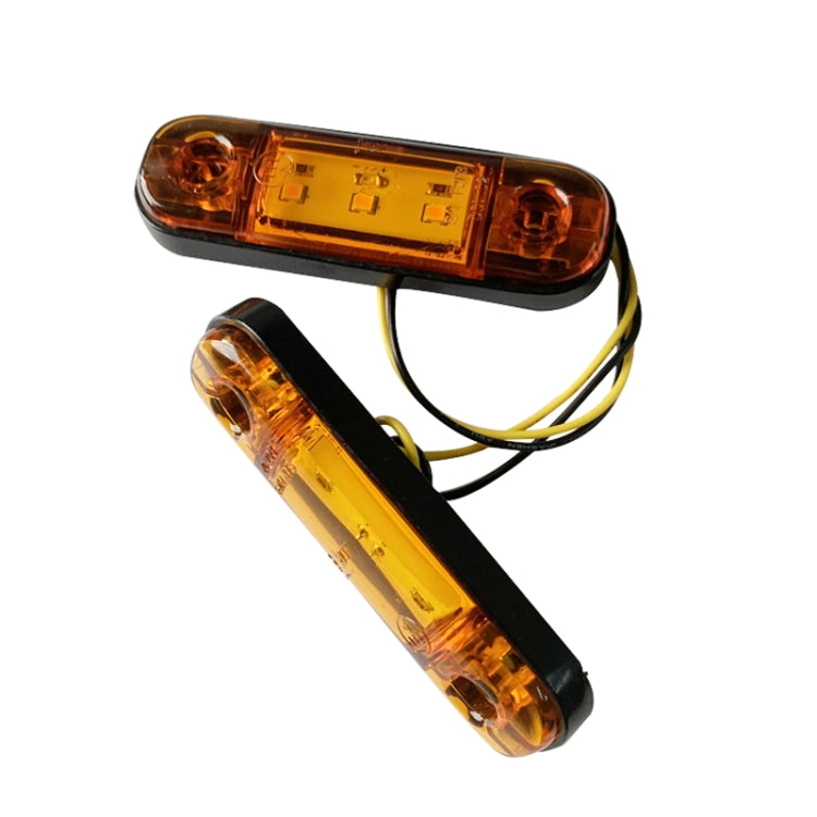 5 ชิ้น MK-327 รถยนต์ / รถบรรทุก 3LEDs ไฟแสดงสถานะเครื่องหมายด้านข้างไฟท้าย, MK-327(Red Light), MK-327(White Light), MK-327(Yellow Light)