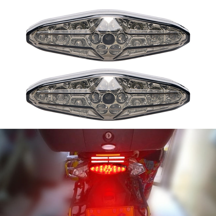 2 ชิ้น KC-WD-NEW-3X รถจักรยานยนต์ LED ไฟเบรกทำงานโคมไฟ, Running Lamp, KC-WD-NEW-3X